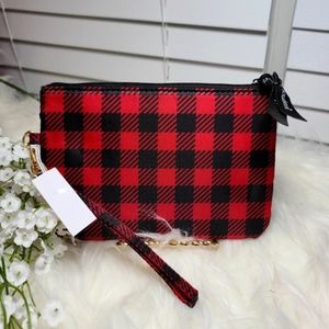 NWT Simply Southern Wristlet Wallet Plaid Print